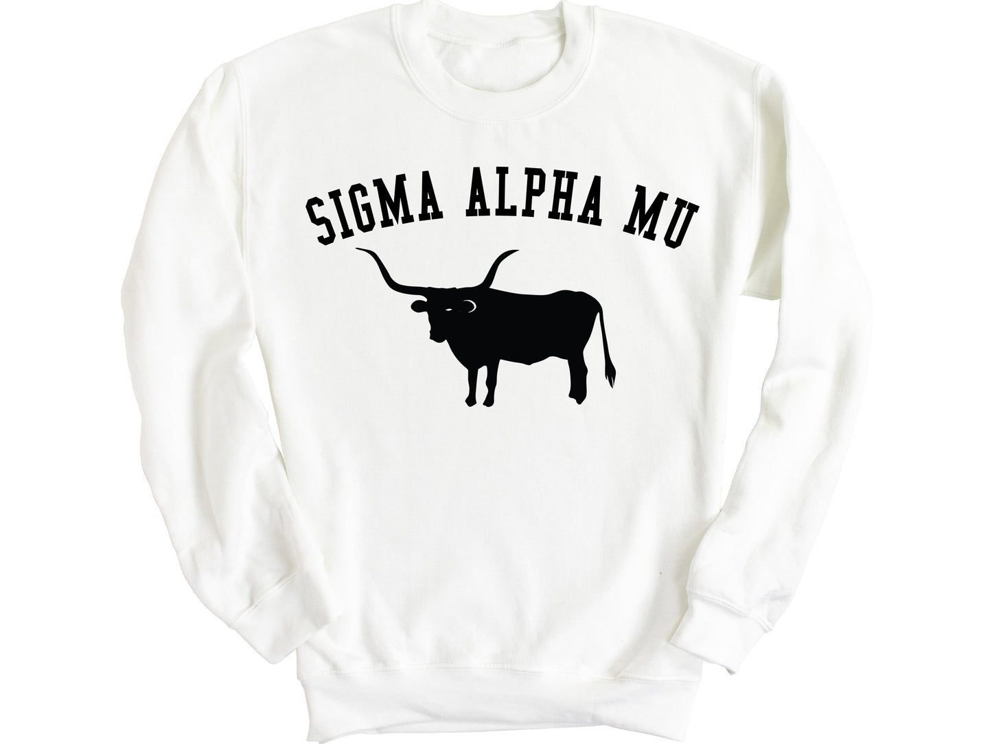 Sigma Alpha Mu Long Horn Fraternity Sweatshirt _ 1545g