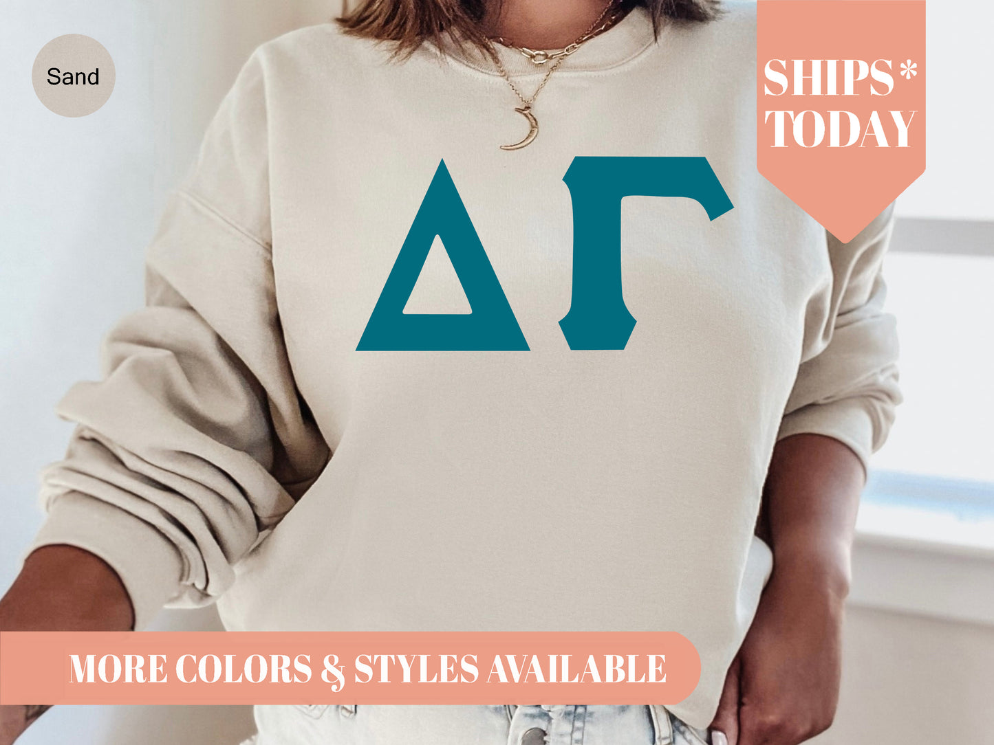Delta Gamma Back to the Basics Sorority Sweatshirt _ 633g