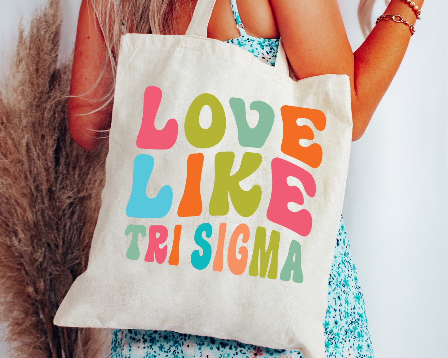 Sigma Sigma Sigma Love Like Sorority Tote Bag _ 34357g