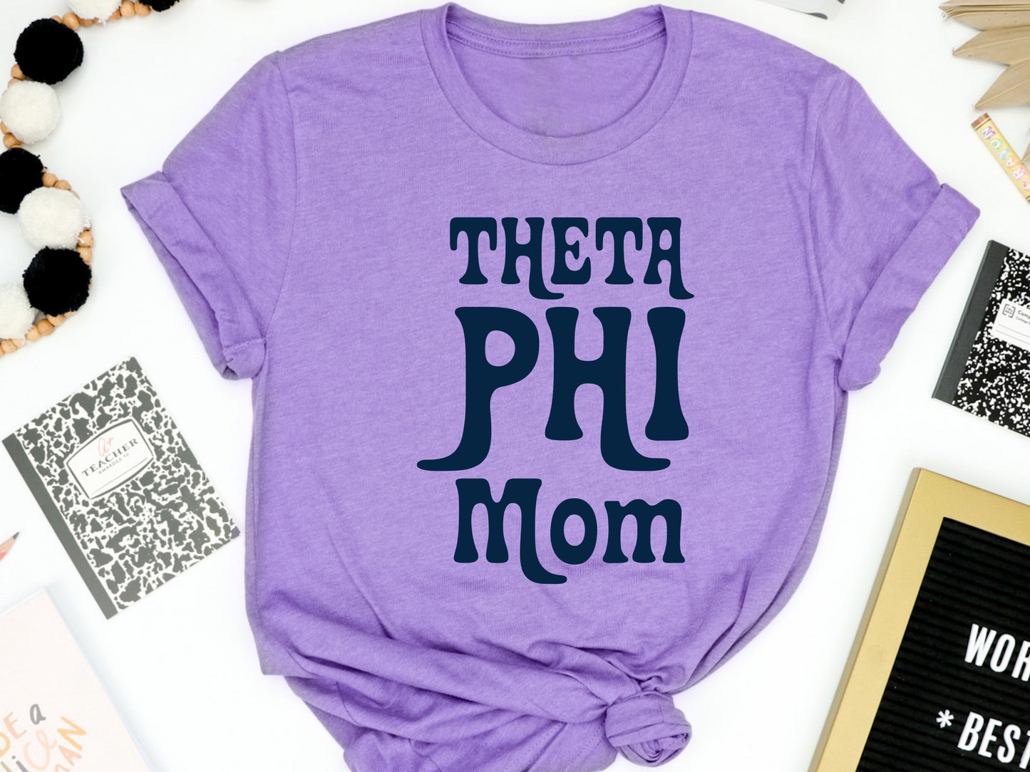 Theta Phi Alpha Got it from my Mom Sorority T-shirt _ 3095g