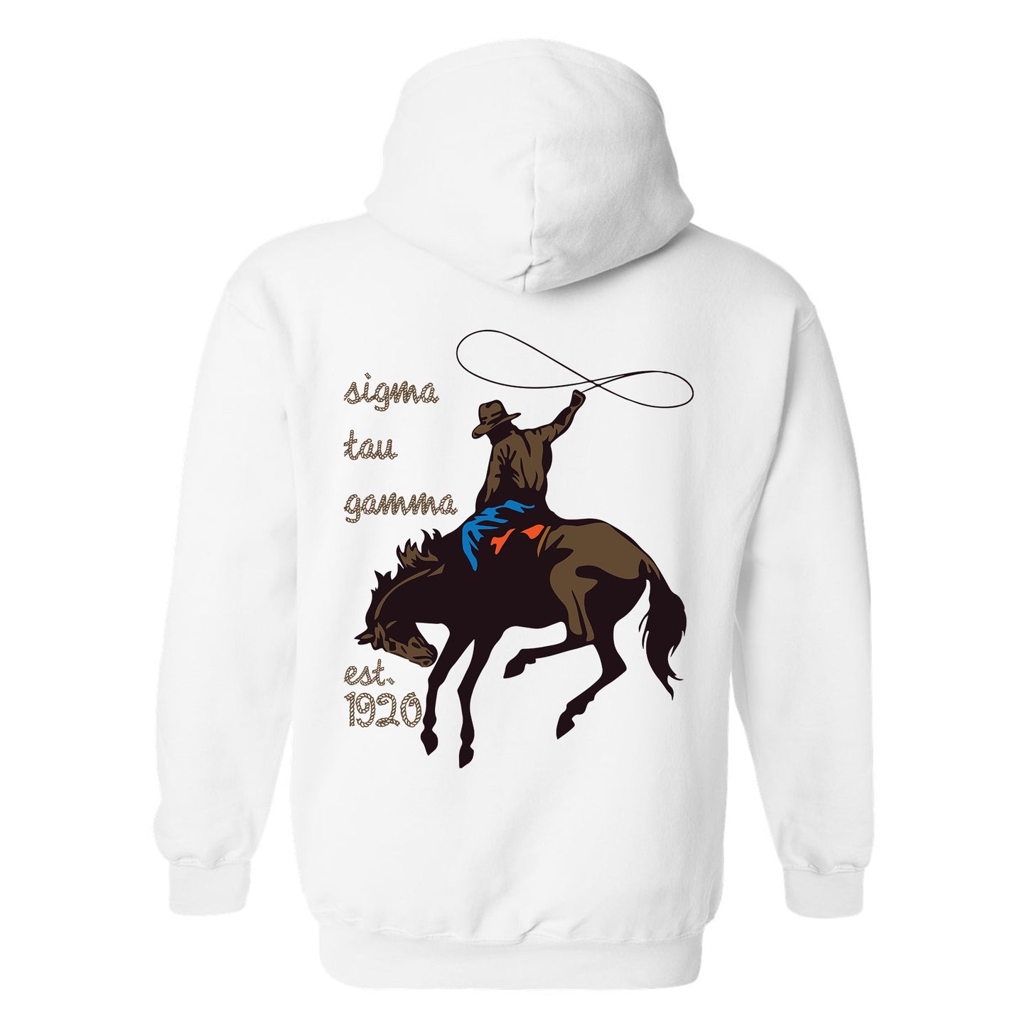 Sigma Tau Gamma Cowboy Fraternity Hoodie _ 31206g