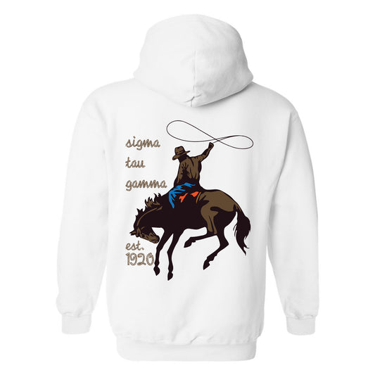 Sigma Tau Gamma Cowboy Fraternity Hoodie _ 31206g