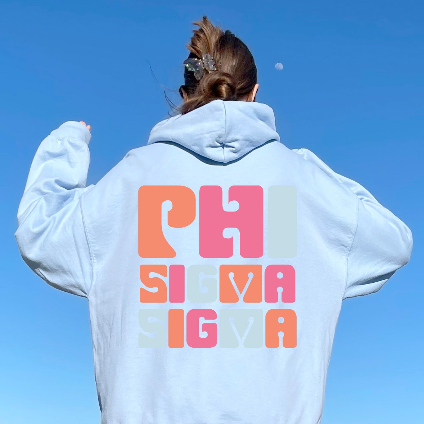 Phi Sigma Sigma Vibrant Verve Sorority Hoodie _ 32620g