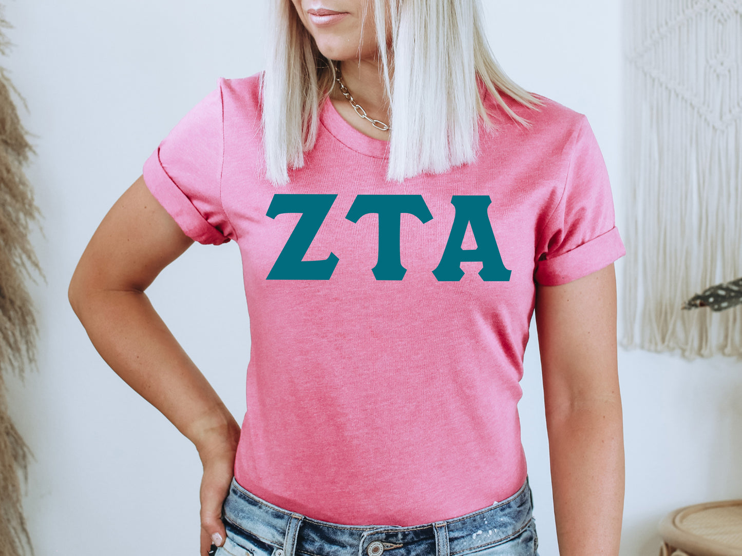 Zeta Tau Alpha Back to the Basics Sorority T-shirt _ 647g