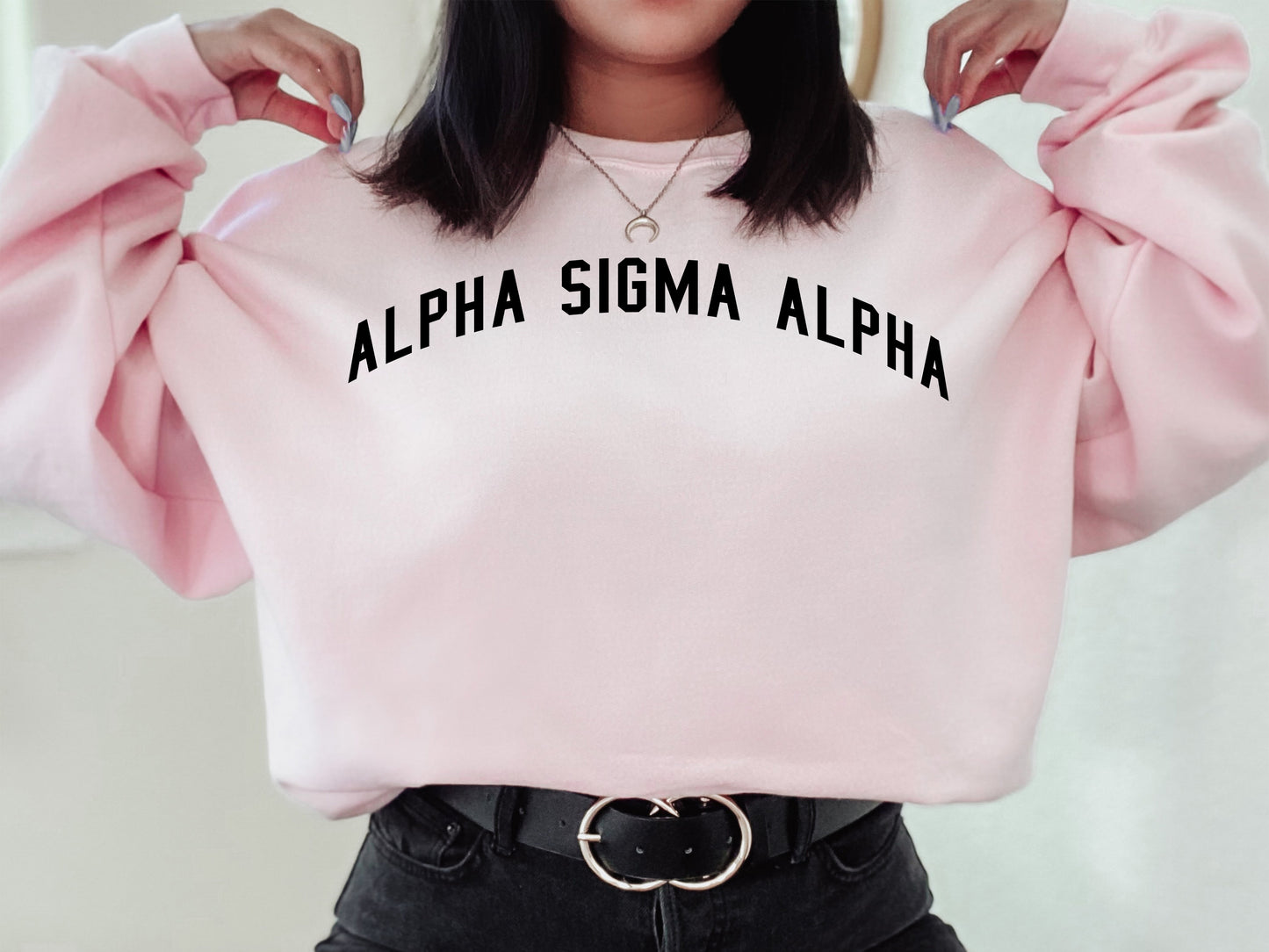 Alpha Sigma Alpha Just Bold Sorority Sweatshirt _ 2375g