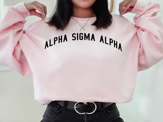 Alpha Sigma Alpha Just Bold Sorority Sweatshirt _ 2375g