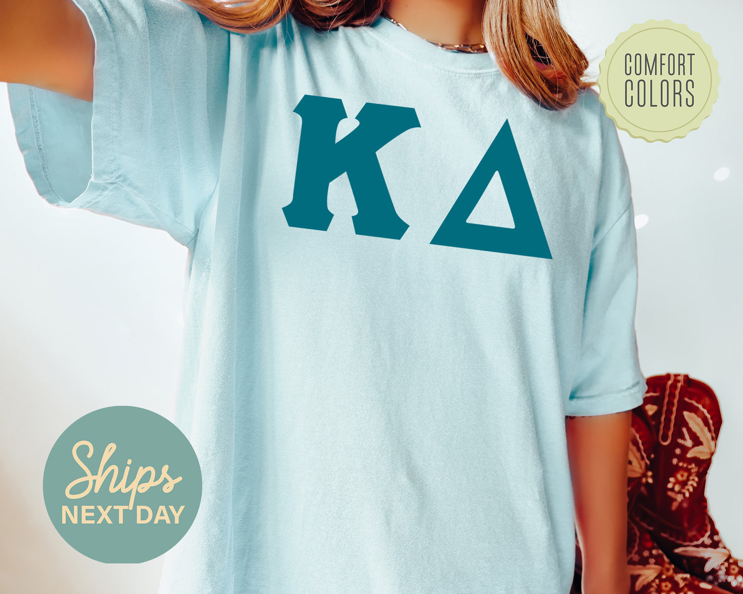 Kappa Delta Back to the Basics Comfort Colors Sorority T-shirt _ 638g