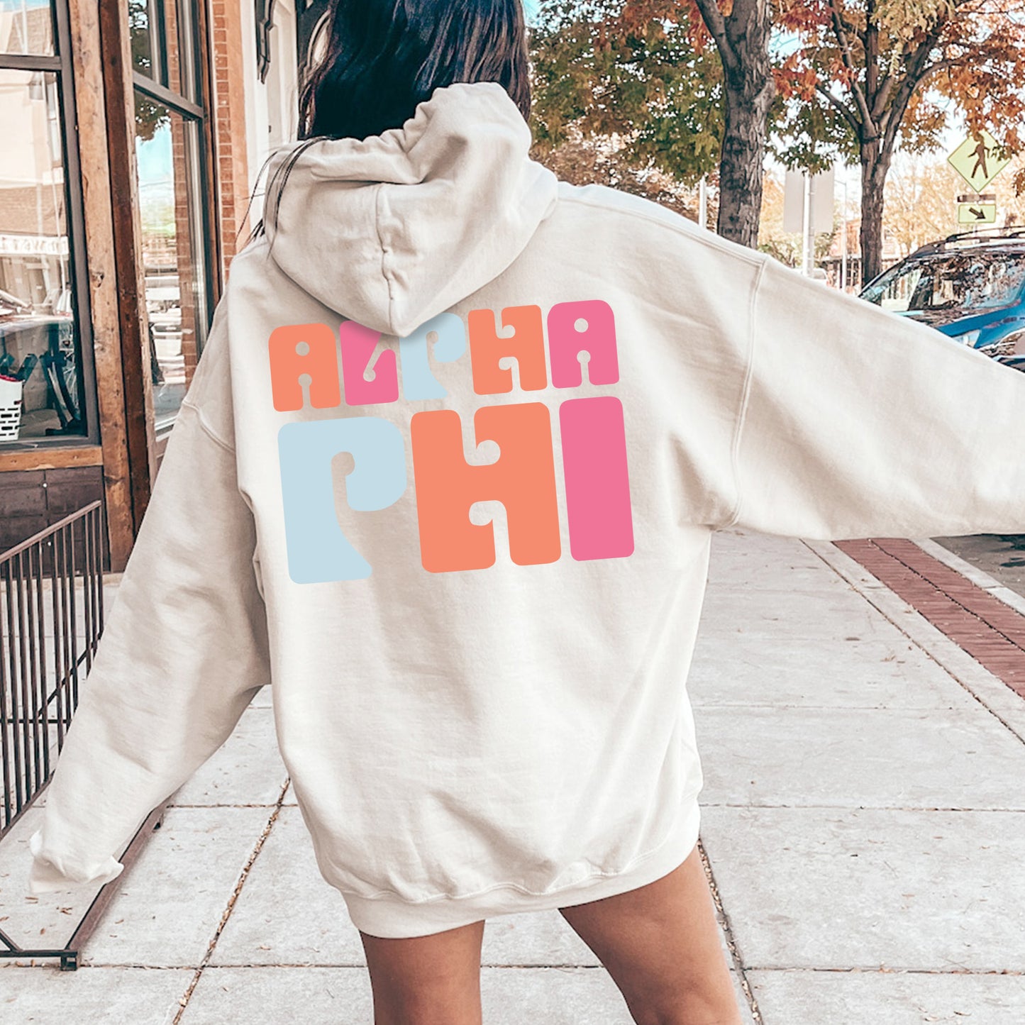 Alpha Phi Vibrant Verve Sorority Hoodie _ 32606g