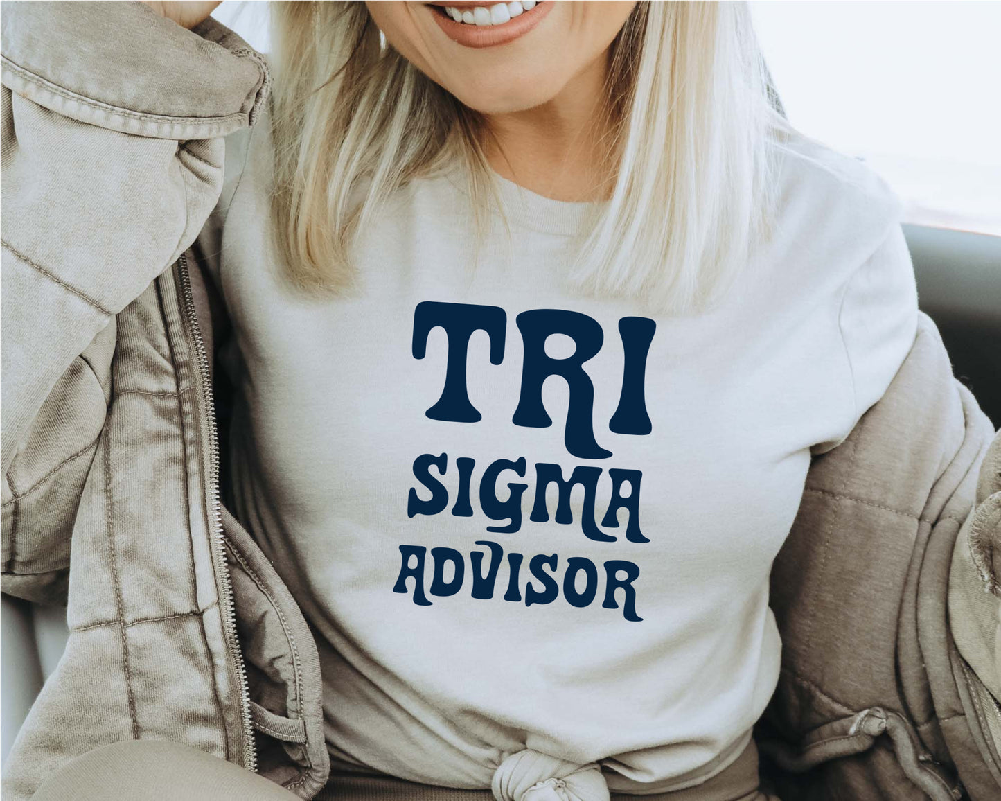 Sigma Sigma Sigma Best Advisor Sorority T-shirt _ 3120g