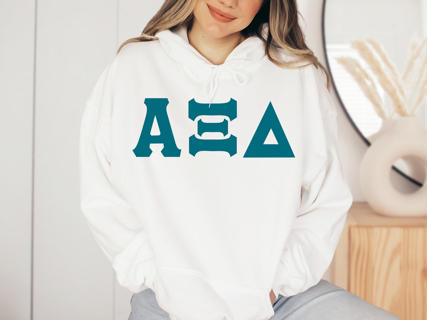 Alpha Xi Delta Back to the Basics Sorority Hoodie _ 630g