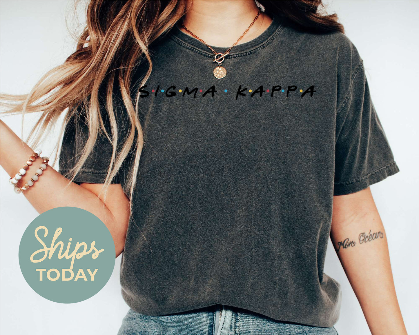 Sigma Kappa Friends Frenzy Sorority T-shirt _ 30668g