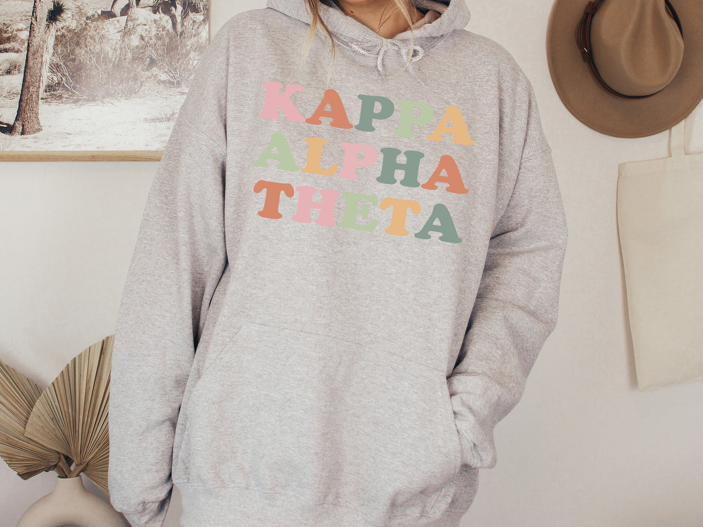 Kappa Alpha Theta Bright and Proud Sorority Hoodie _ 429g