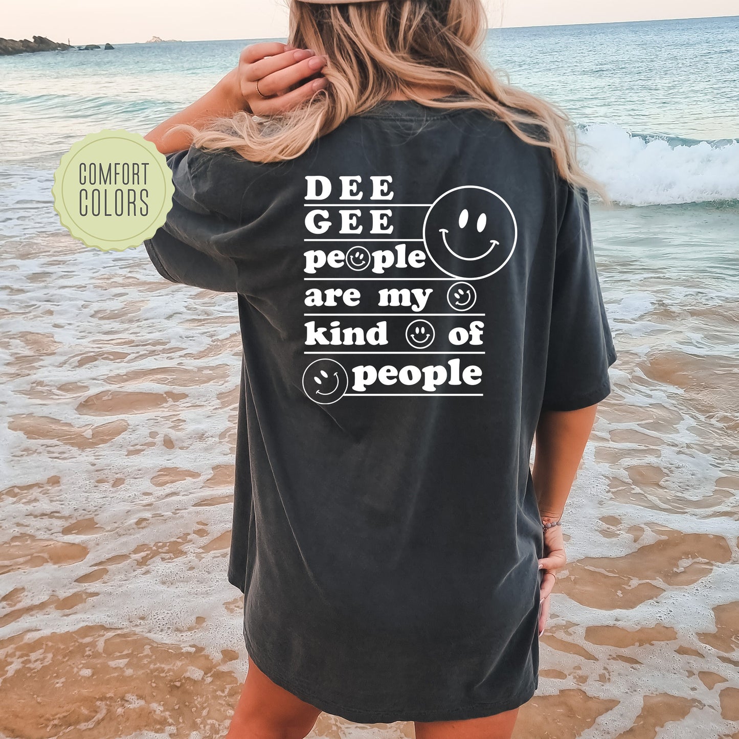Delta Gamma My Kind of People Comfort Colors Sorority T-shirt _ 33269g