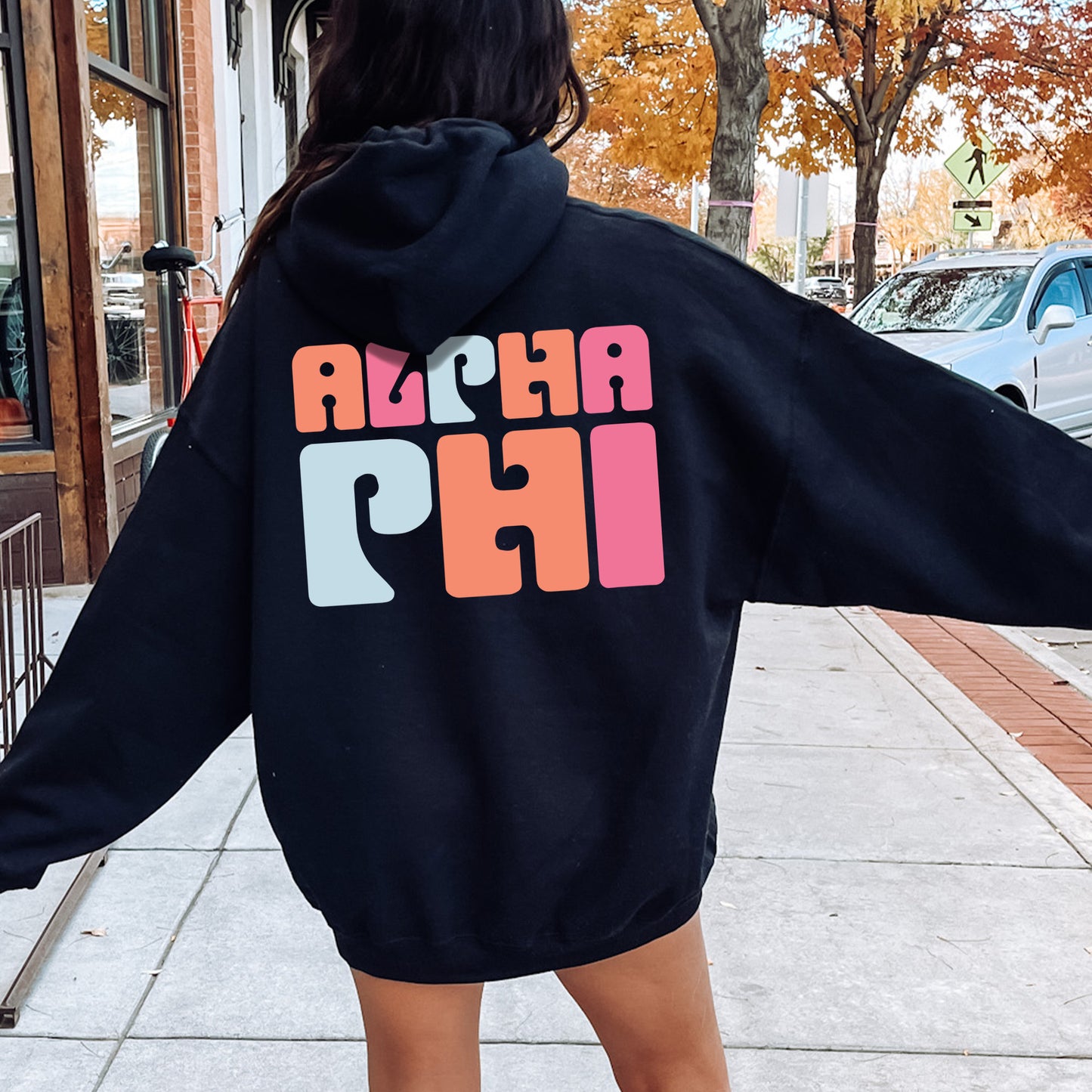Alpha Phi Vibrant Verve Sorority Hoodie _ 32606g