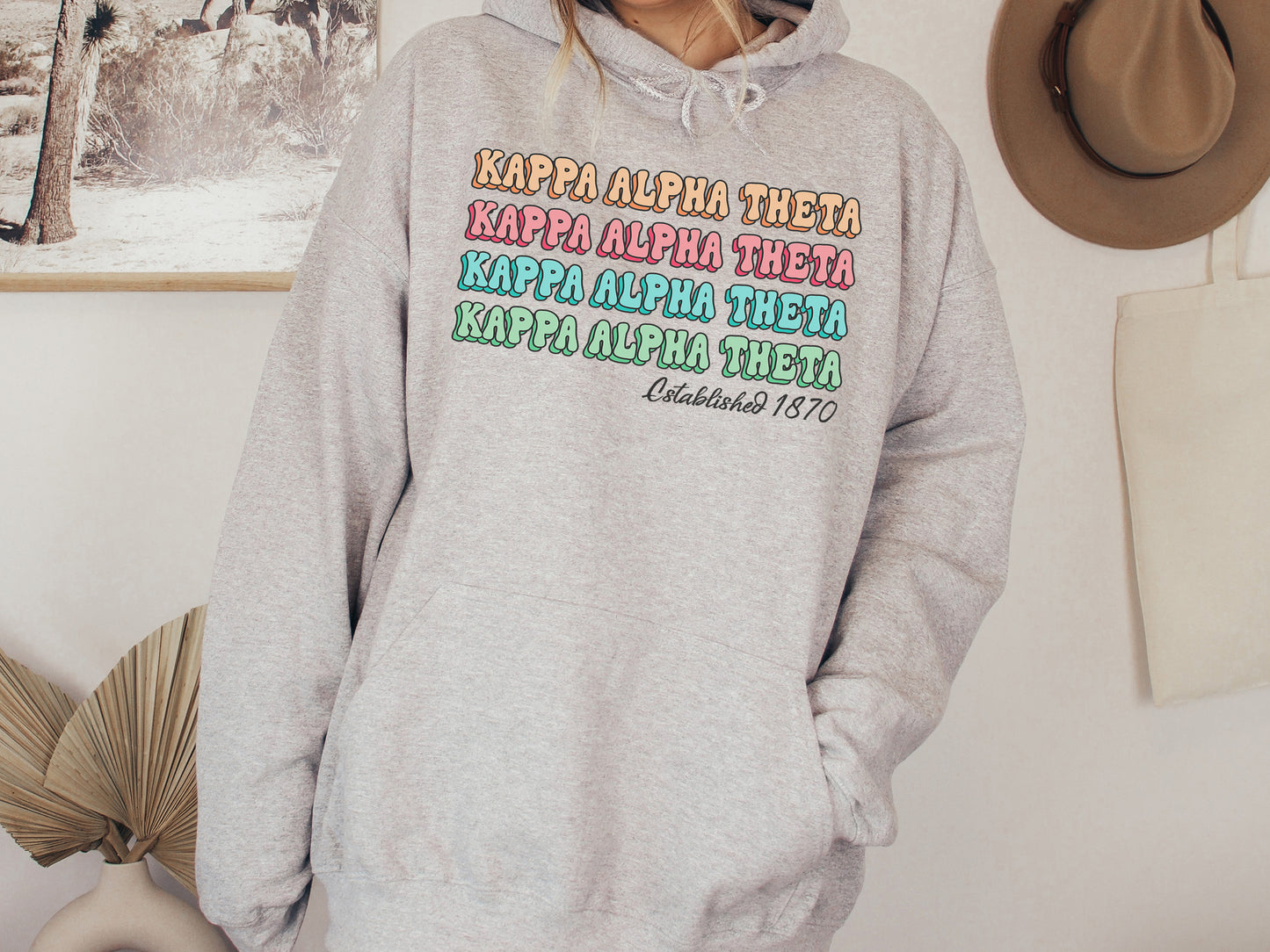 Kappa Alpha Theta Lucy Sorority Hoodie _ 273g