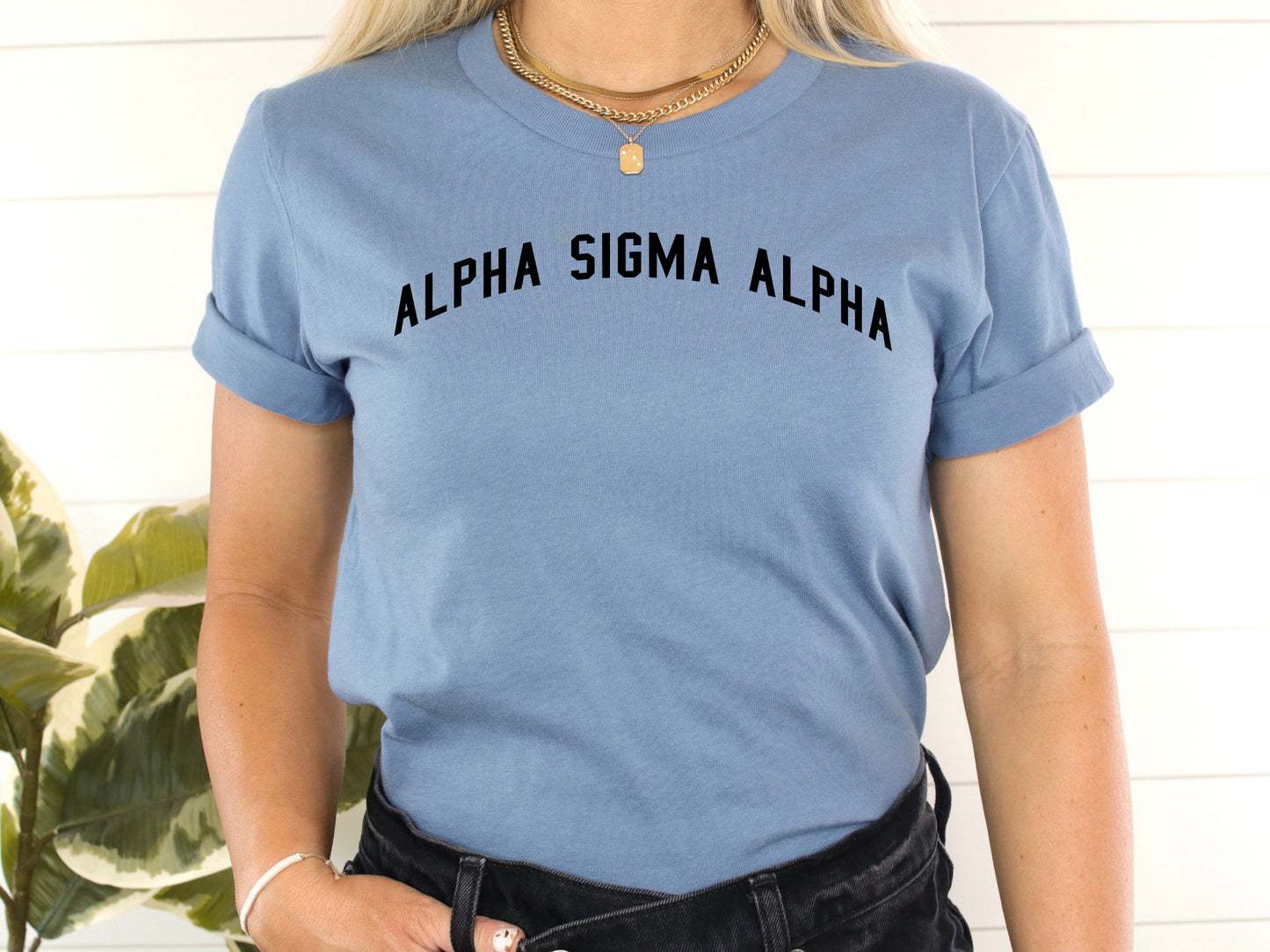 Alpha Sigma Alpha Just Bold Sorority T-shirt _ 2375g
