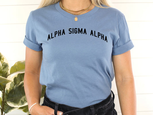 Alpha Sigma Alpha Just Bold Sorority T-shirt _ 2375g
