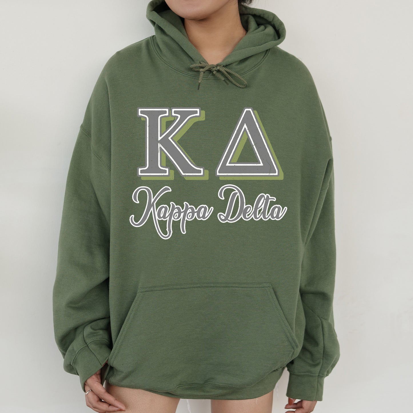 Kappa Alpha Theta Greek Colors Sorority Hoodie _ 36084g