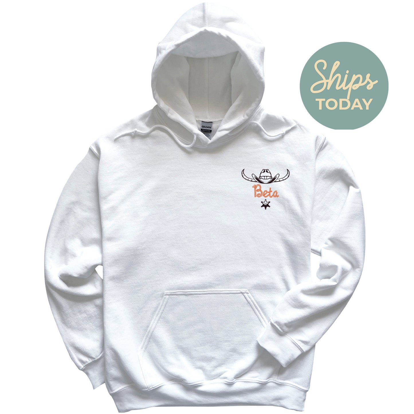 Beta Theta Pi Cowboy Fraternity Hoodie _ 31184g