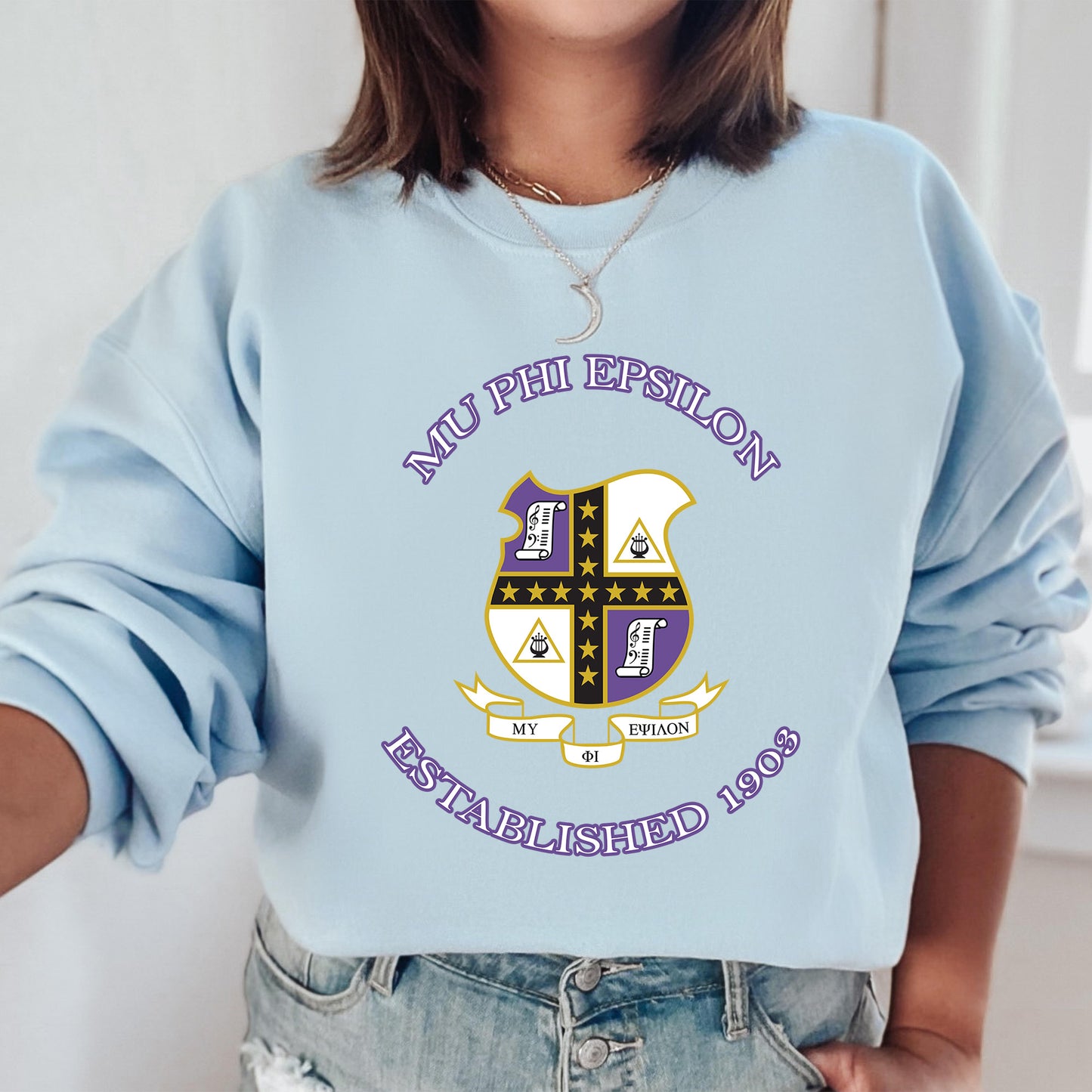 Mu Phi Epsilon Iconic Insignia COED Sweatshirt _ 35671g