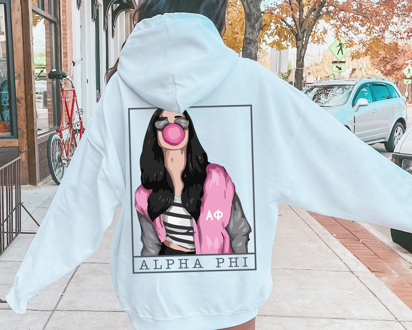 Alpha Phi Loud And Proud Sorority Hoodie _ 32951g