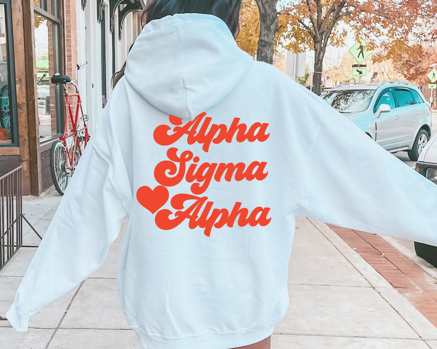 Alpha Sigma Alpha Red Heart Sorority Hoodie _ 33352g