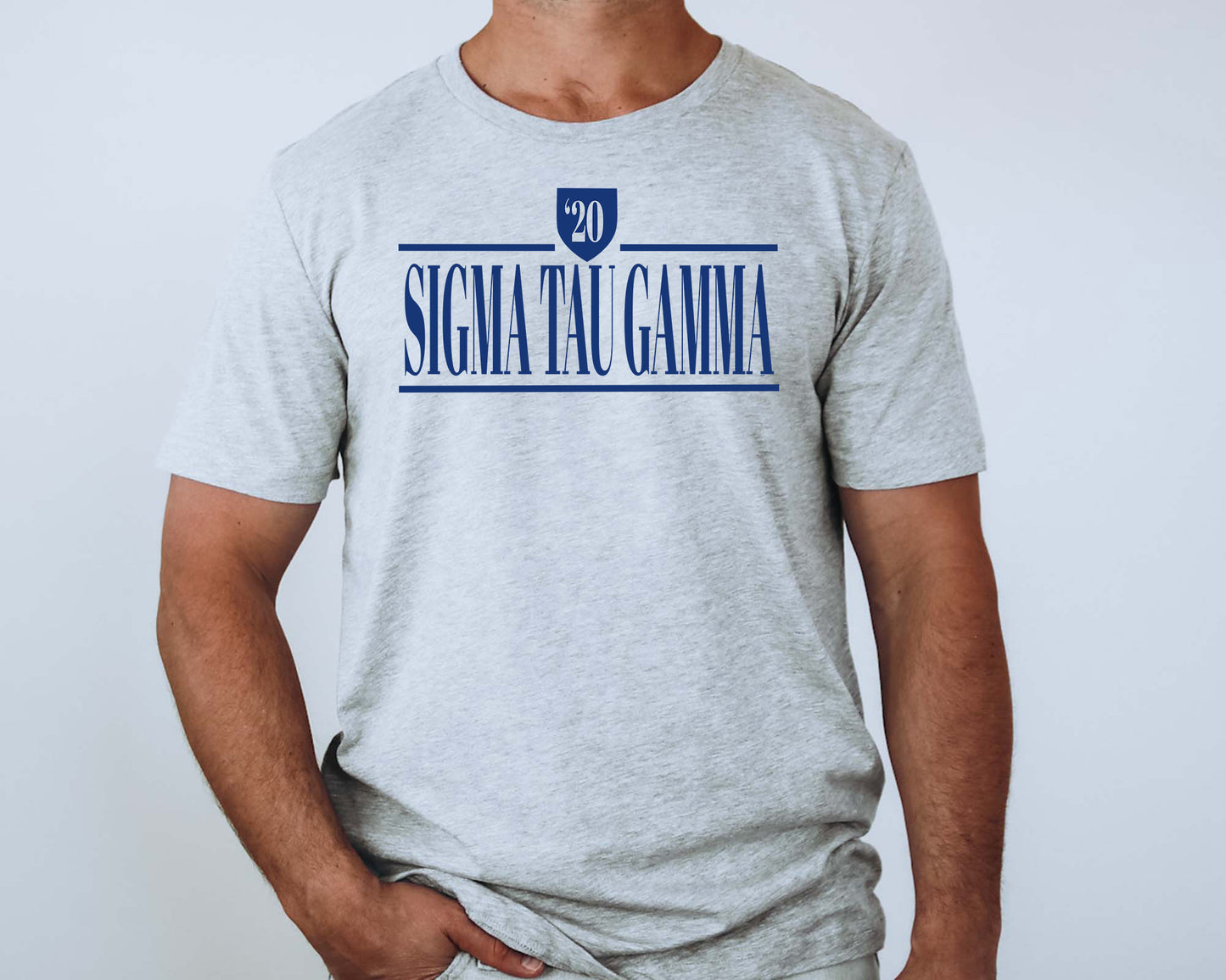 Sigma Tau Gamma Shield Fraternity T-shirt _ 1209g