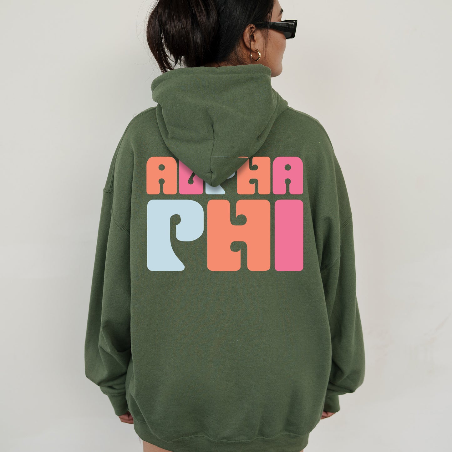 Alpha Phi Vibrant Verve Sorority Hoodie _ 32606g