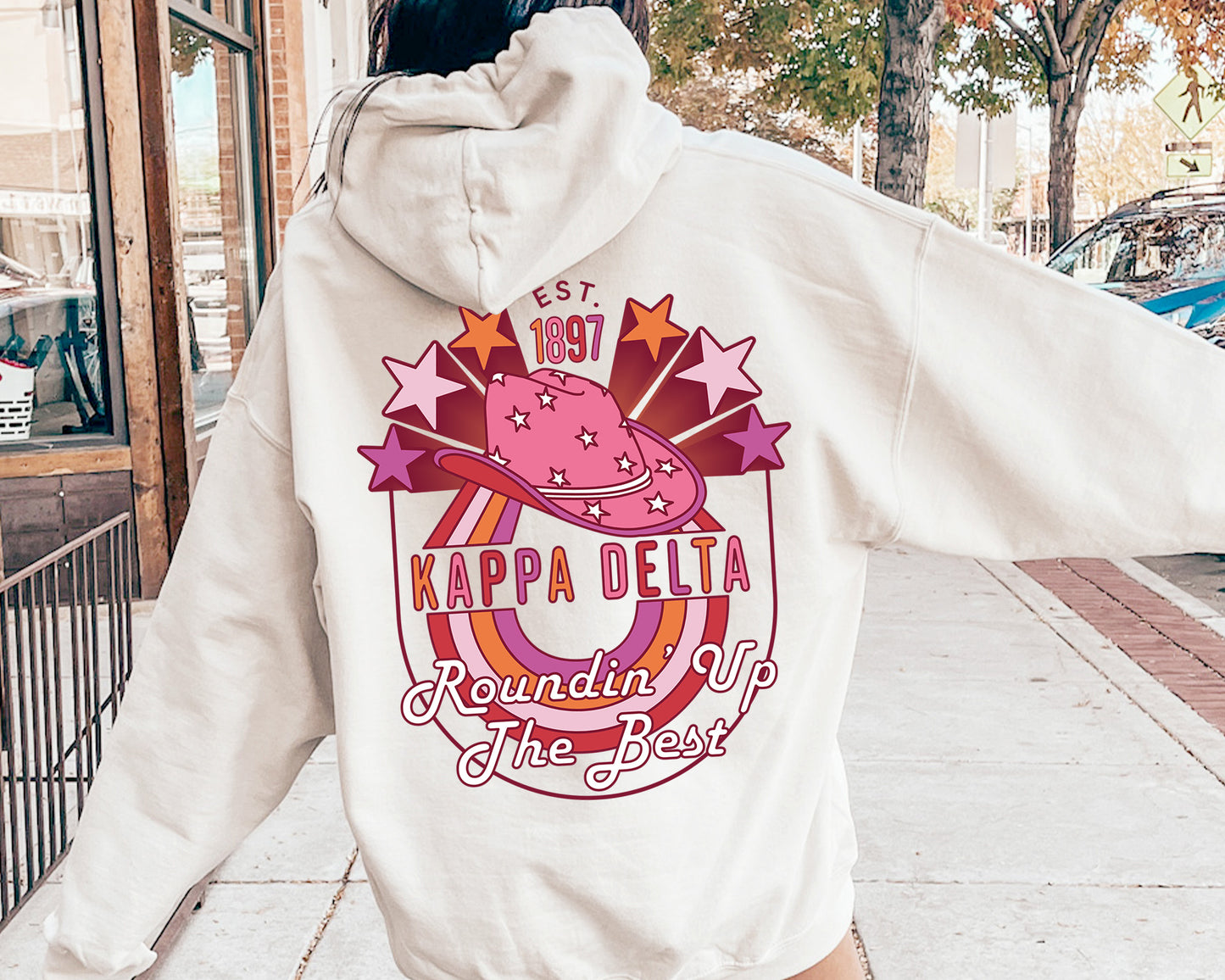 Kappa Delta Roundin' up the Best Sorority Hoodie _ 32910g