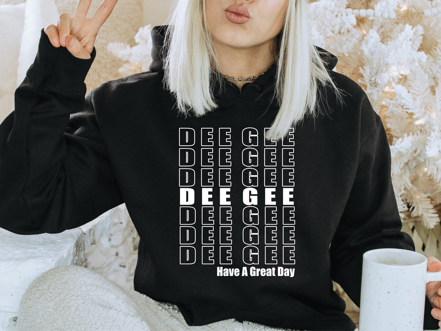 Delta Gamma Have a Great Day Sorority Hoodie _ 2119g