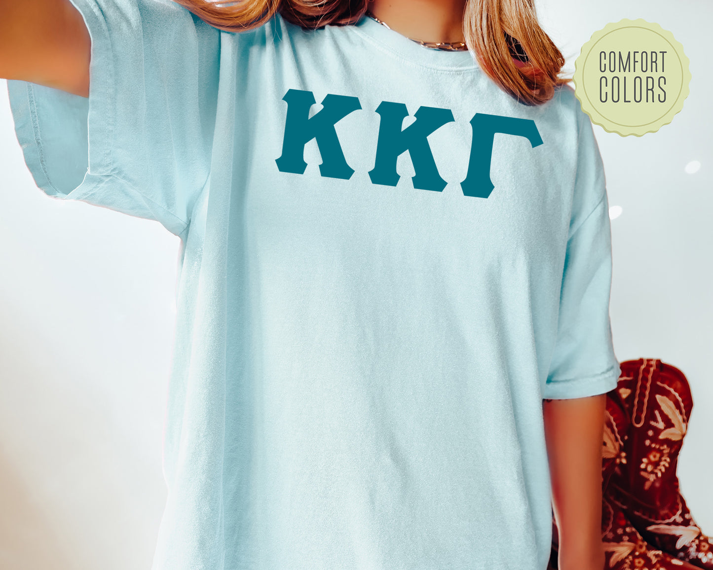 Kappa Kappa Gamma Back to the Basics Comfort Colors Sorority T-shirt _ 639g