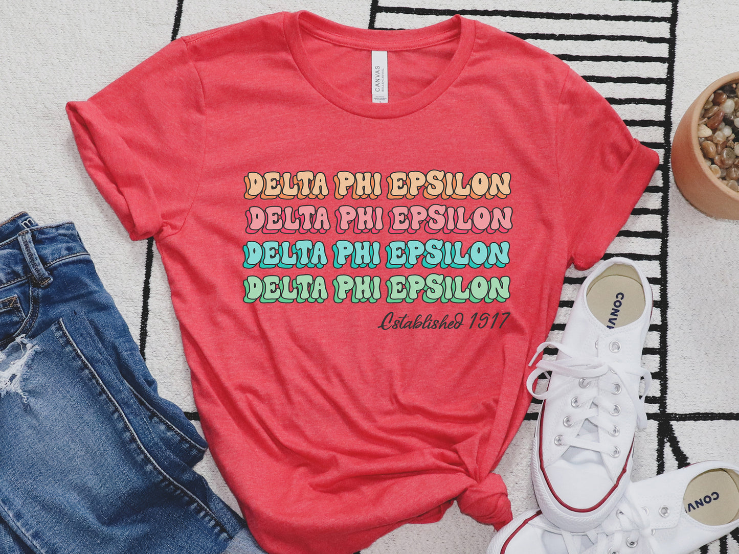 Delta Phi Epsilon Lucy Sorority T-shirt _ 270g