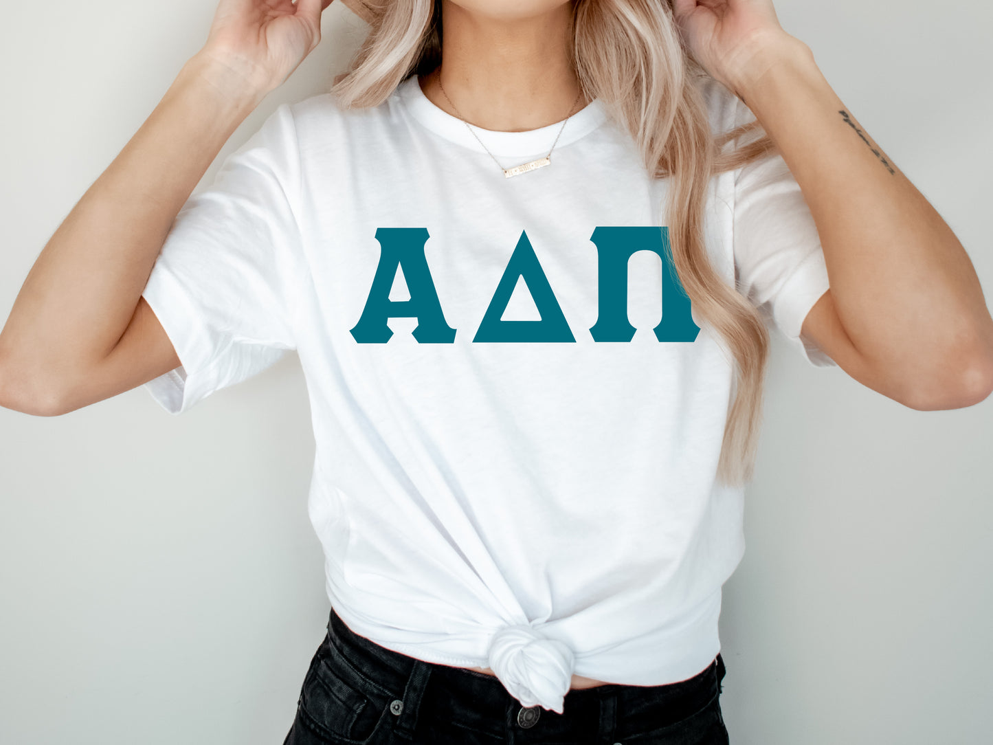Alpha Delta Pi Back to the Basics Sorority T-shirt _ 623g
