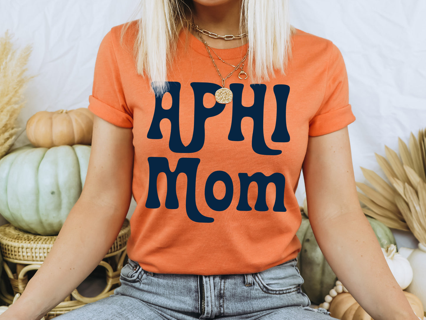 Alpha Phi Got it from my Mom Sorority T-shirt _ 3076g