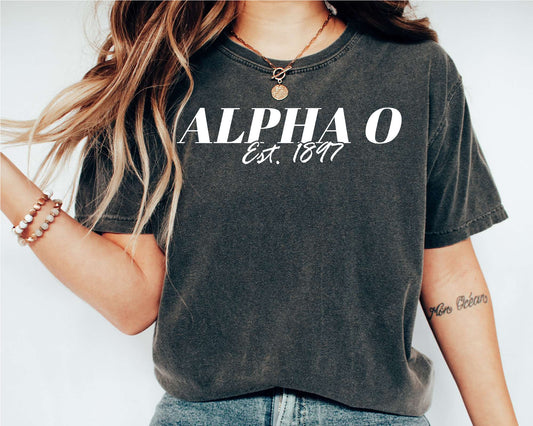 Alpha Omicron Pi Mom Sorority T-shirt _ 30821g
