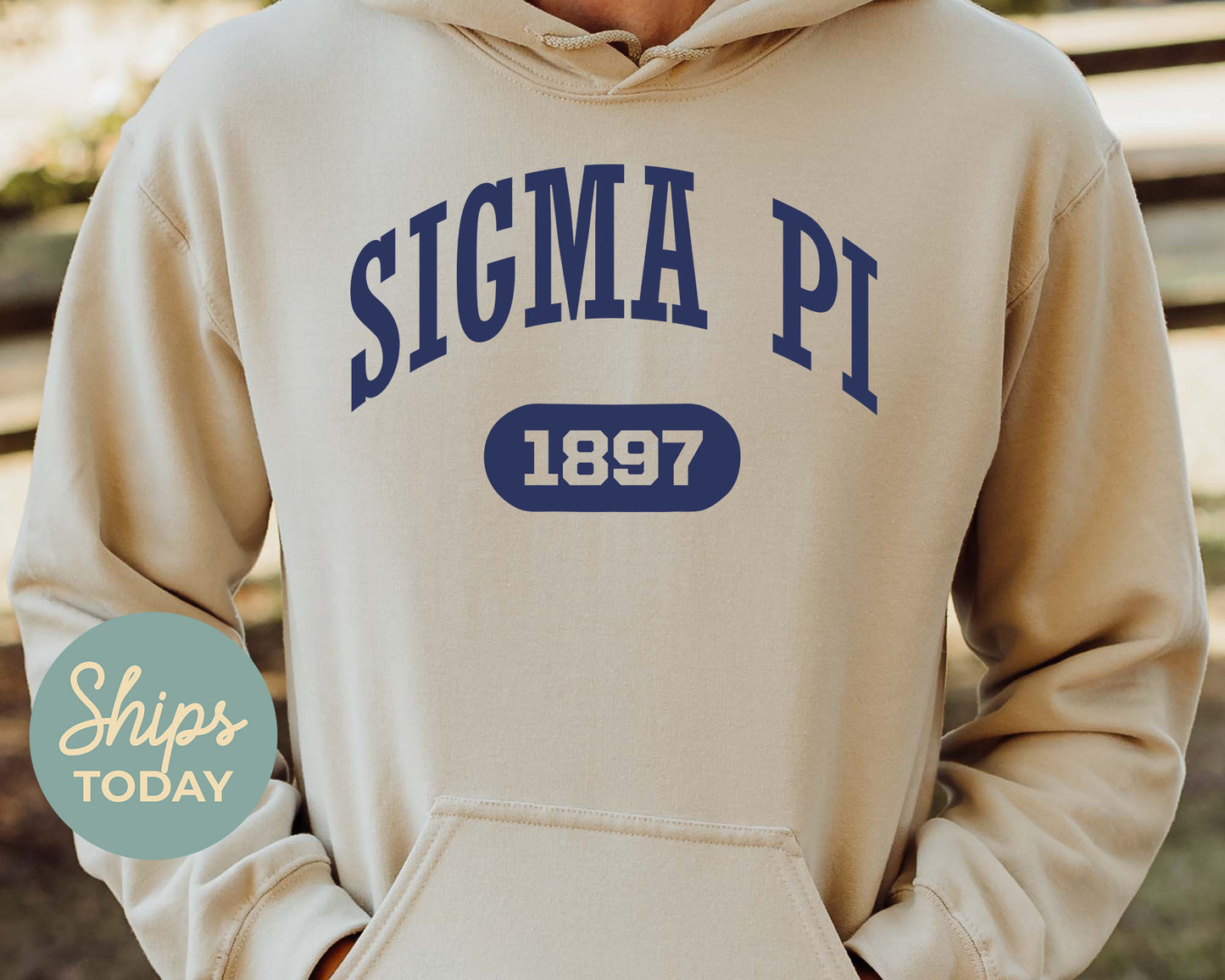 Sigma Pi Fraternal Arch Fraternity Hoodie _ 933g