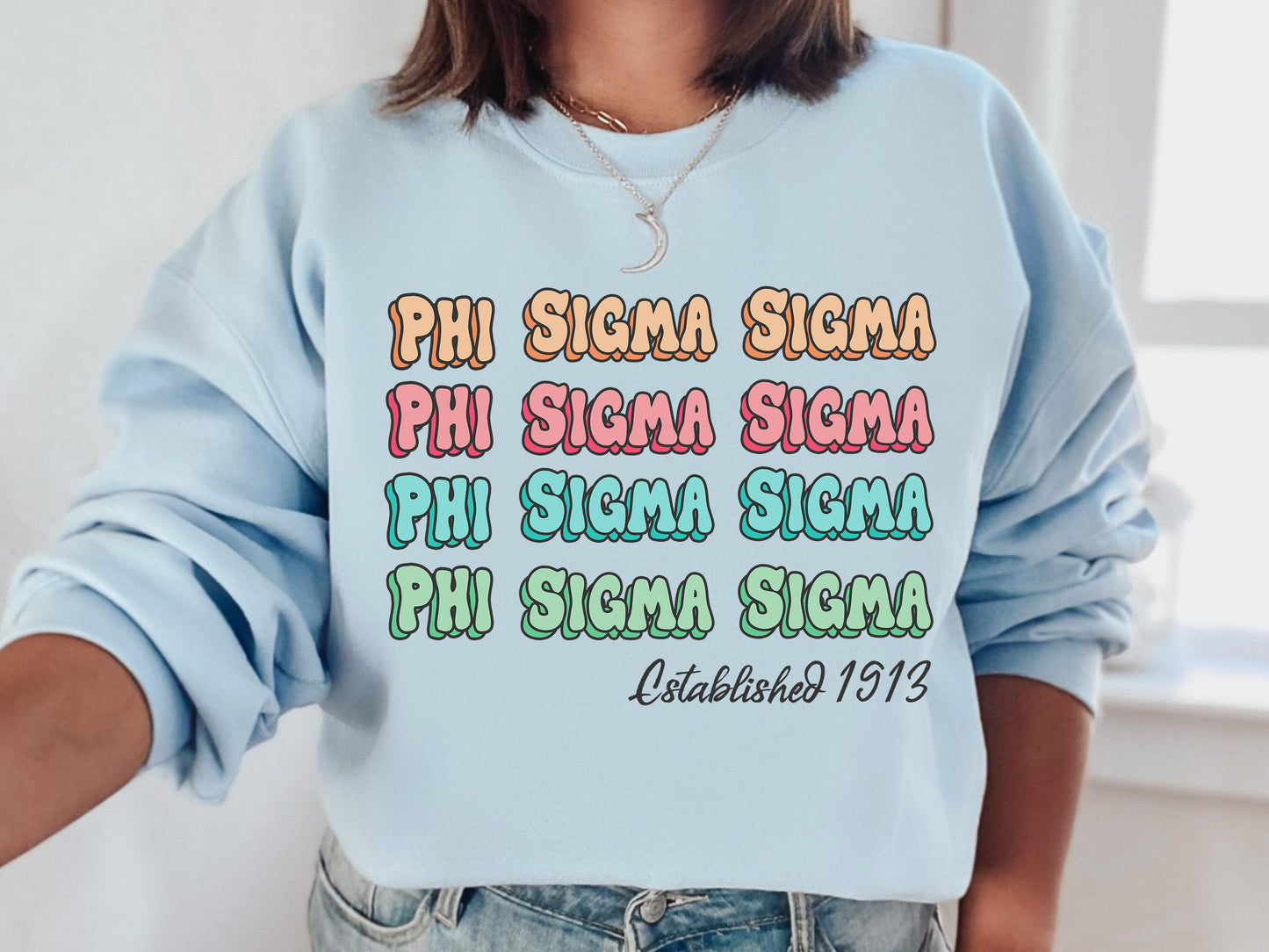 Phi Sigma Sigma Lucy Sorority Sweatshirt _ 277g