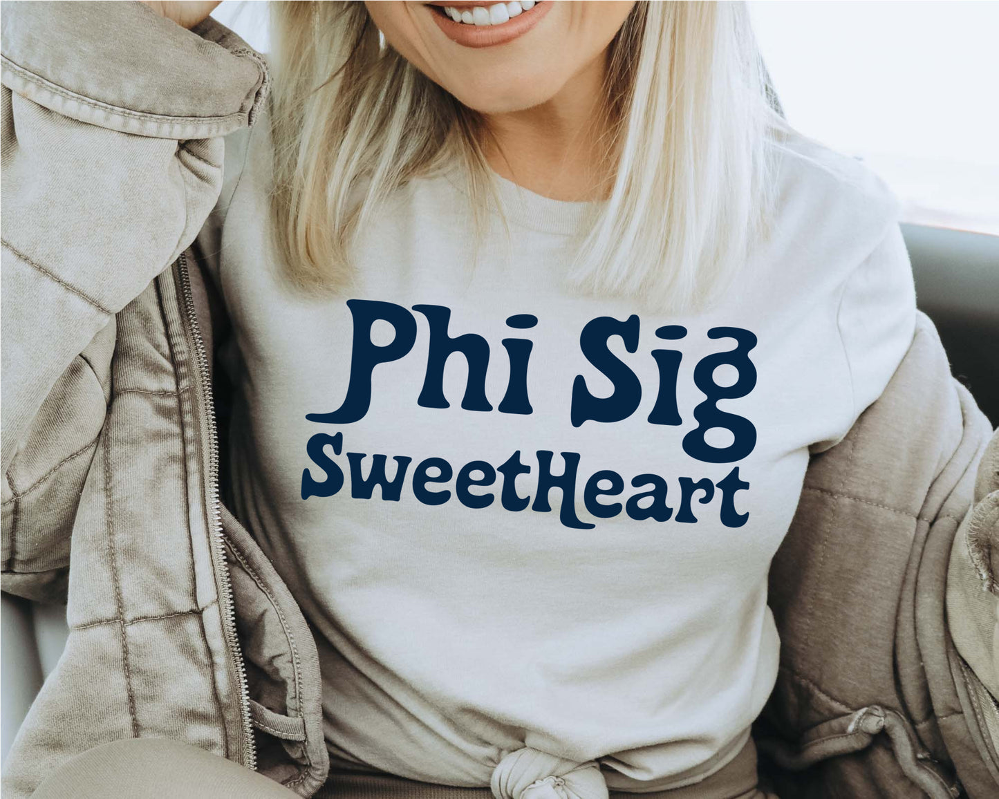 Phi Sigma Kappa Trendy Sweetheart Fraternity T-shirt _ 2006g