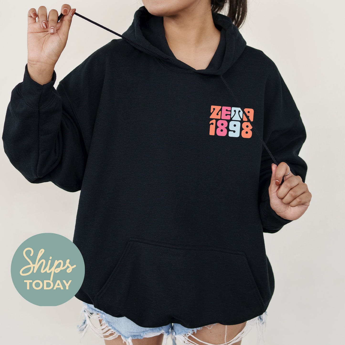Zeta Tau Alpha Vibrant Verve Sorority Hoodie _ 32626g