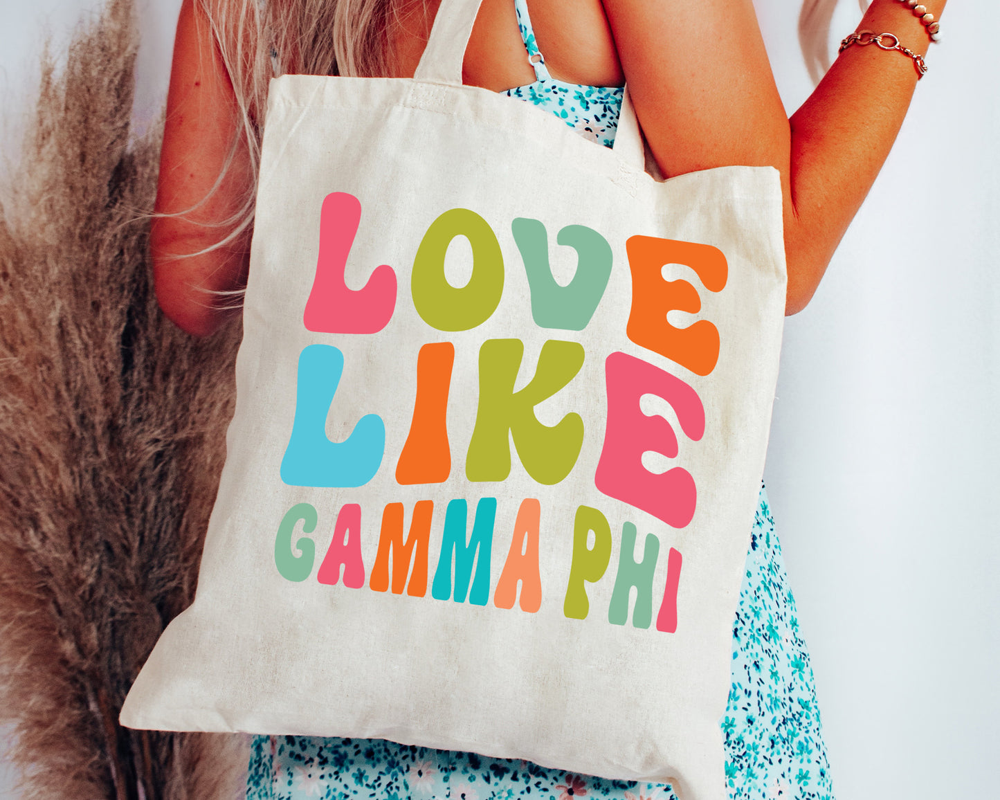 Gamma Phi Beta Love Like Sorority Tote Bag _ 34348g