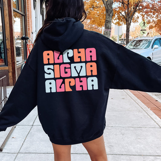 Alpha Sigma Alpha Vibrant Verve Sorority Hoodie _ 32607g