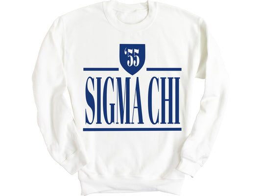 Sigma Chi Shield Fraternity Sweatshirt _ 1205g