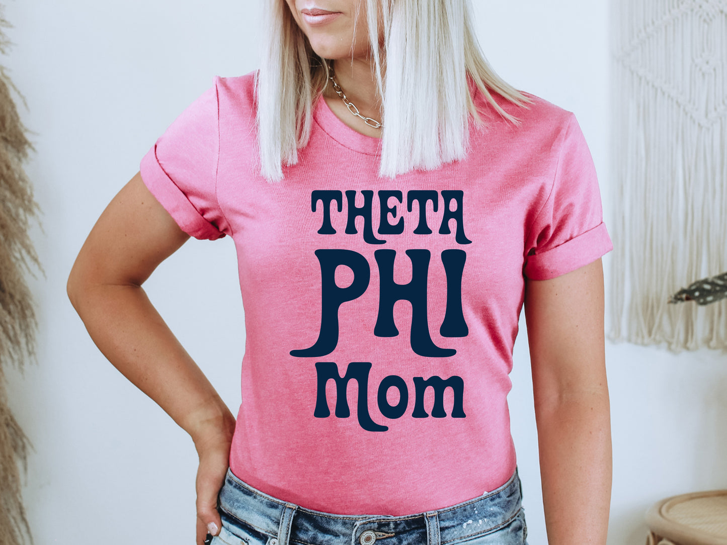 Theta Phi Alpha Got it from my Mom Sorority T-shirt _ 3095g