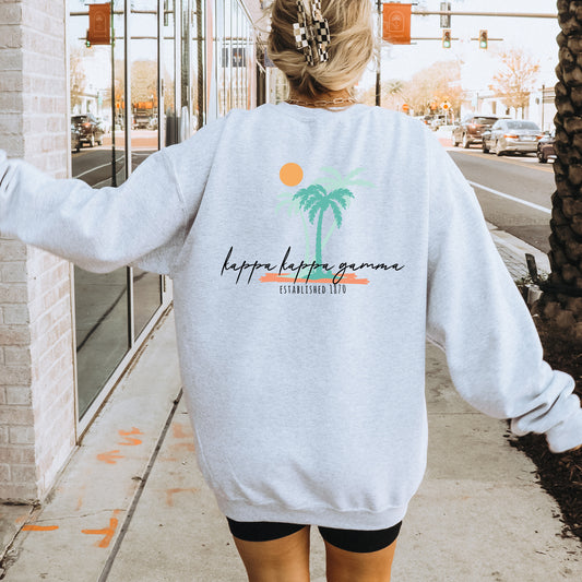 Kappa Kappa Gamma Island Sisterhood Sorority Sweatshirt _ 33576g