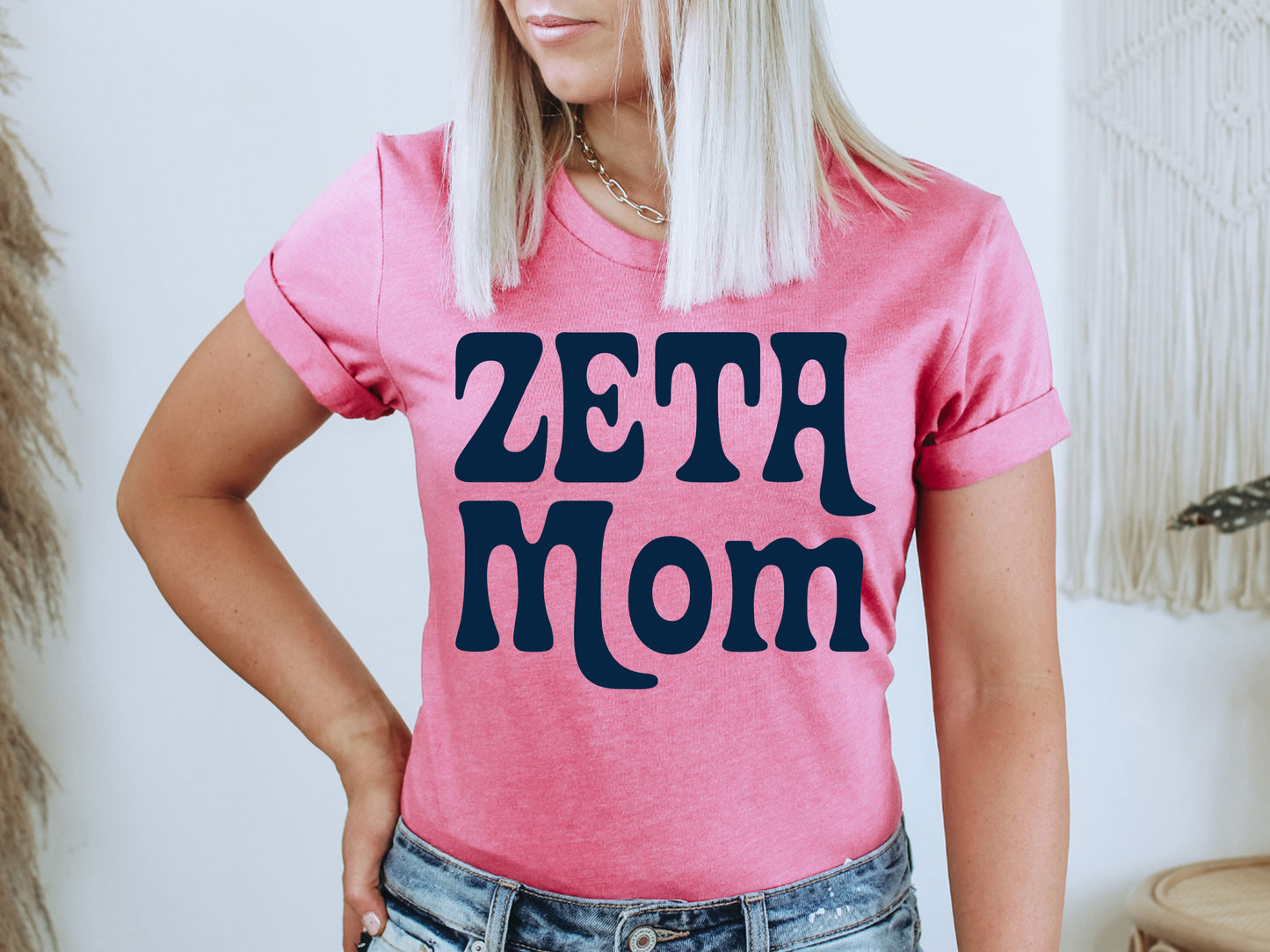 Zeta Tau Alpha Got it from my Mom Sorority T-shirt _ 3096g