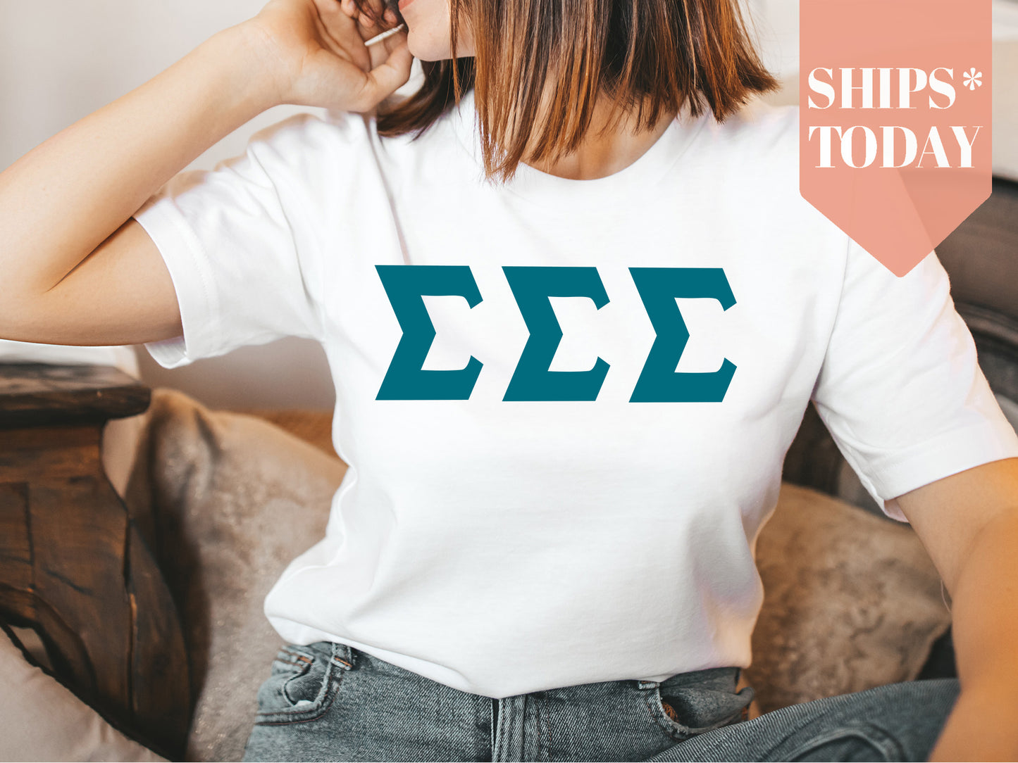Sigma Sigma Sigma Back to the Basics Sorority T-shirt _ 645g