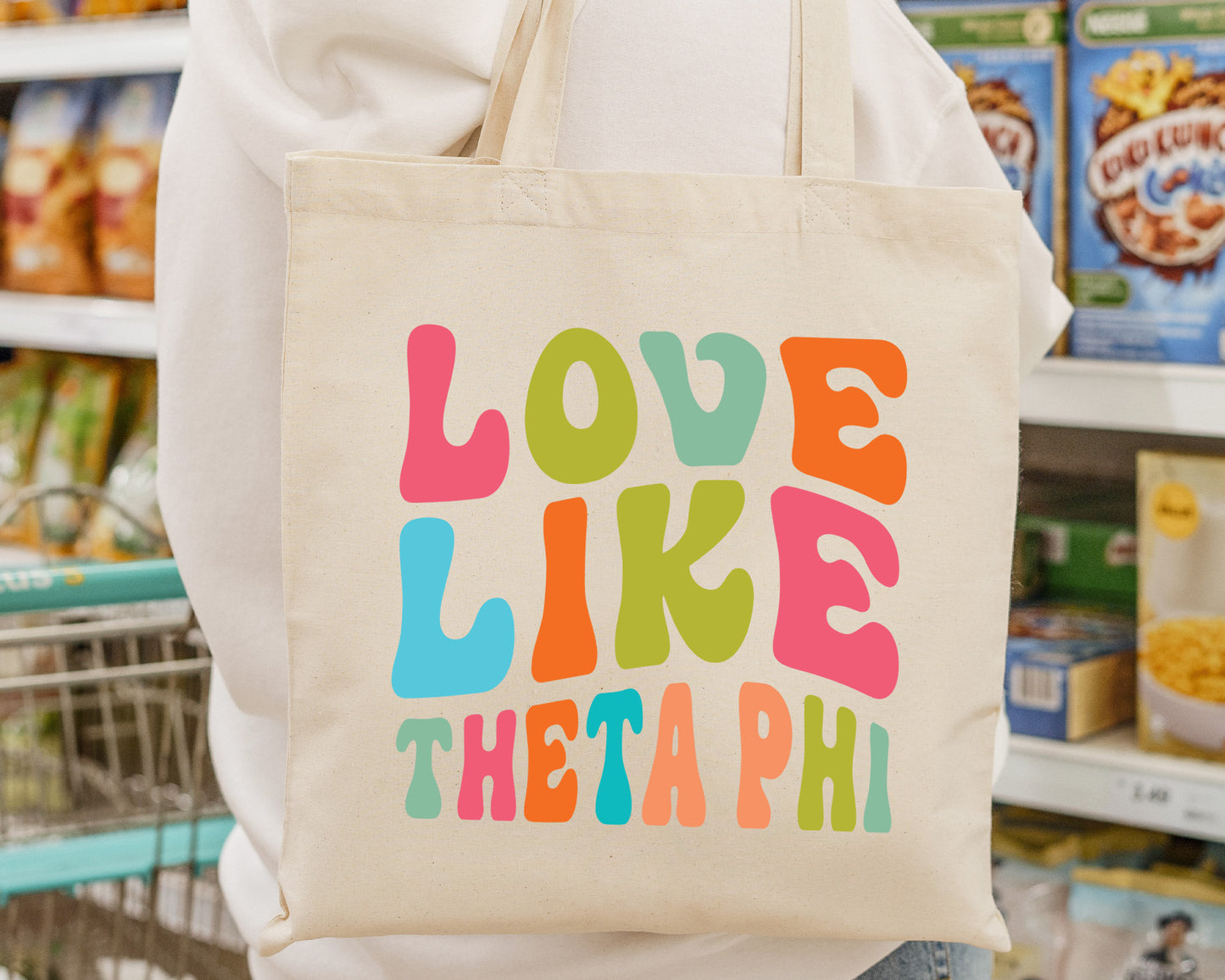 Theta Phi Alpha Love Like Sorority Tote Bag _ 34358g