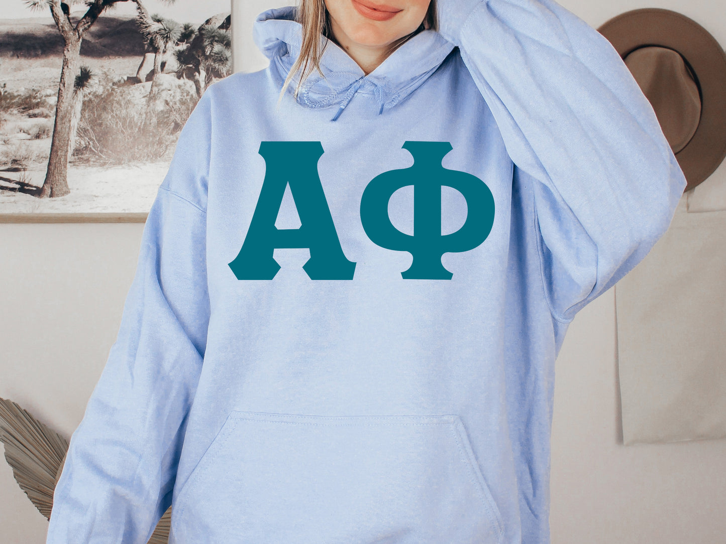 Alpha Phi Back to the Basics Sorority Hoodie _ 627g