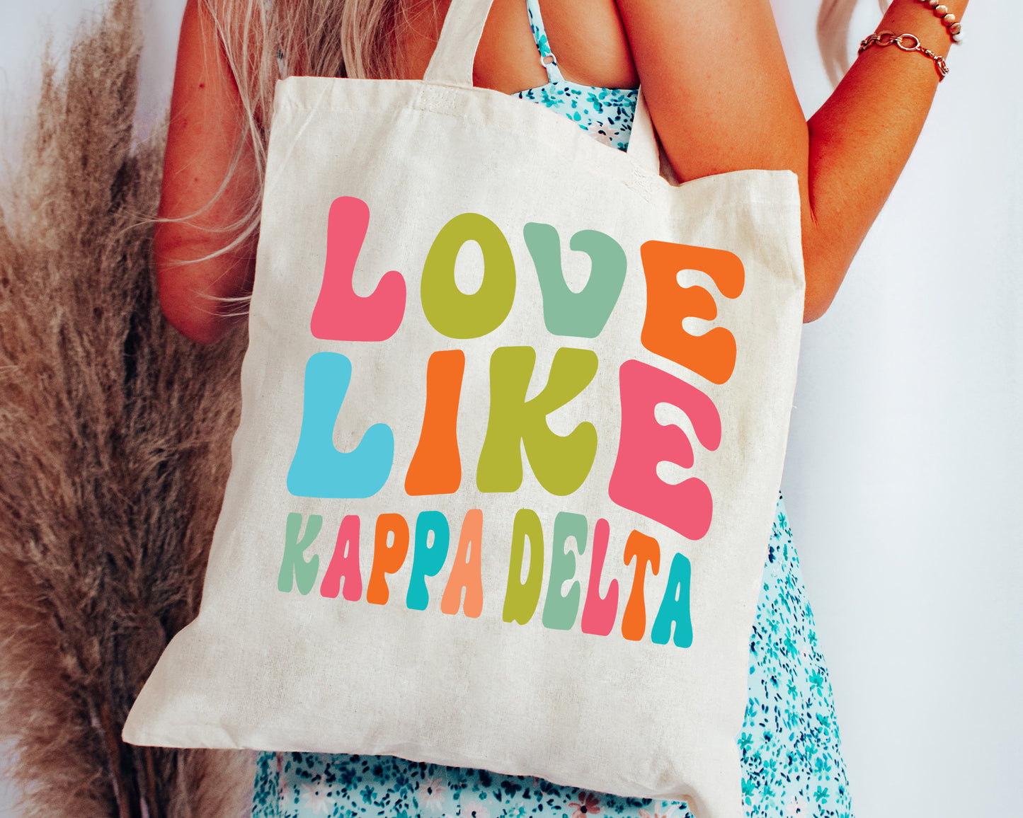 Kappa Delta Love Like Sorority Tote Bag _ 34350g