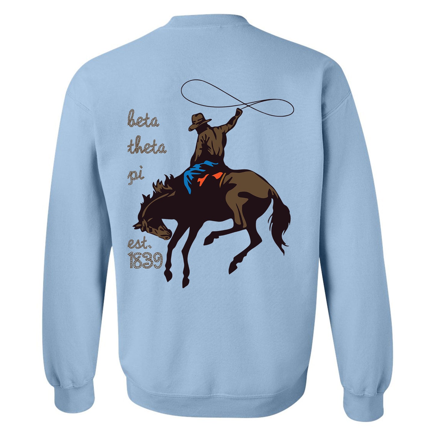 Beta Theta Pi Cowboy Fraternity Sweatshirt _ 31184g